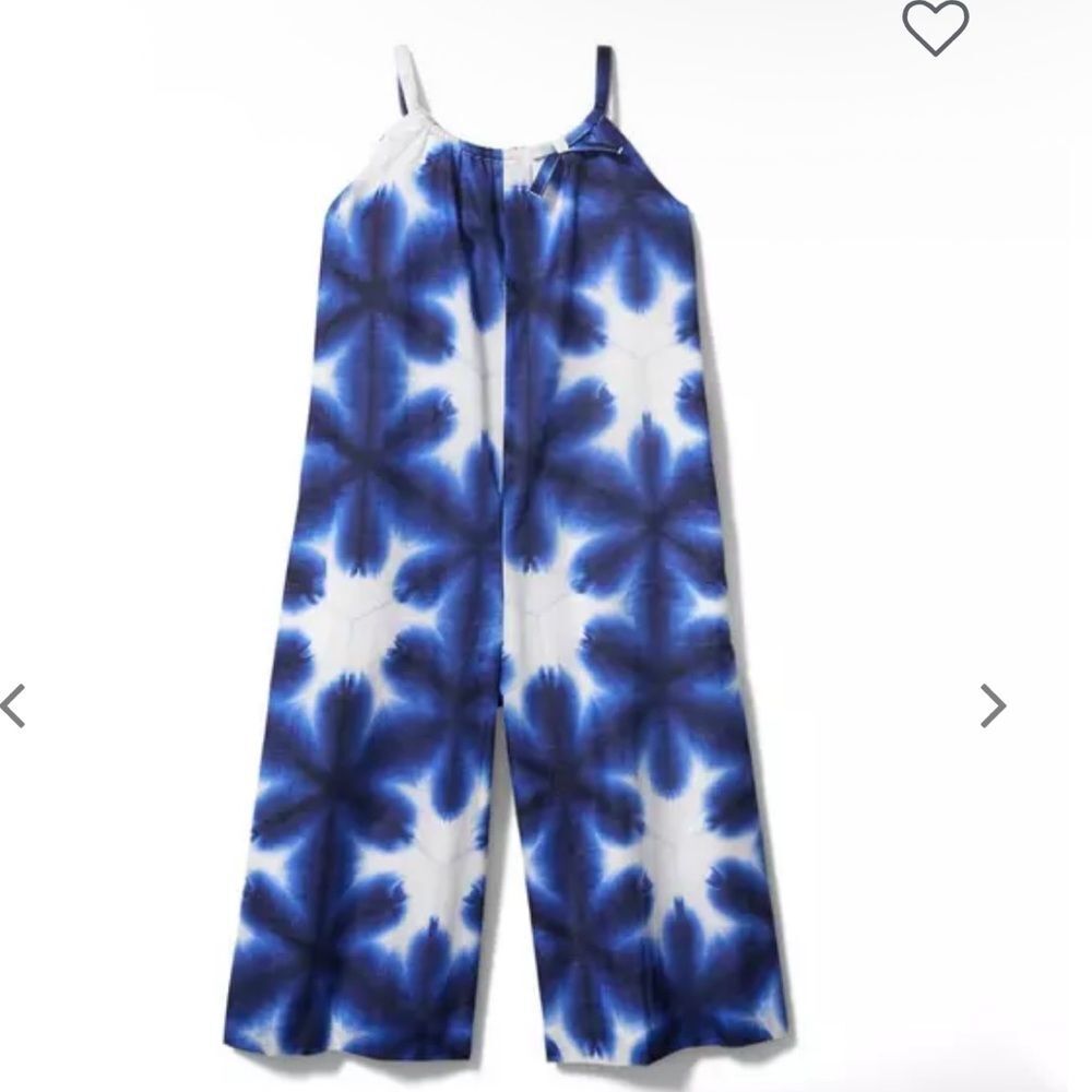 Janie and Jack Navy and White Patterned Romper Size 3